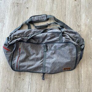 Canway Grey Foldable Duffel Bag